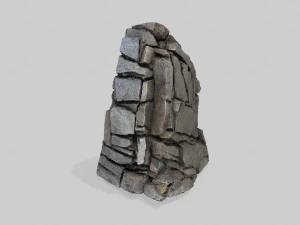Cliff rocks 3D Model