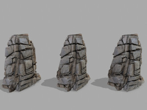 Cliff rocks 3D-Modell