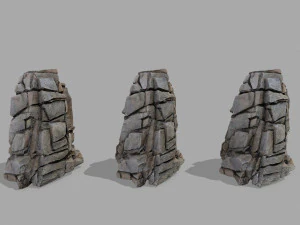 Cliff rocks 3D Model