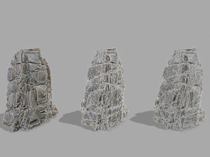 Cliff rocks 3D Model