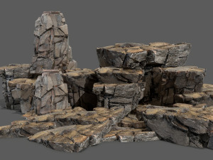 Desert rocks 3D 모델