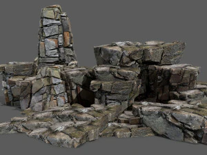 Rochas do deserto Modelo 3D