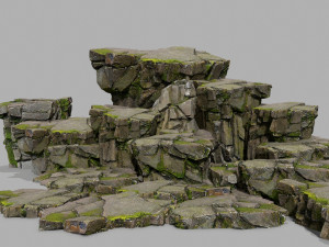 Cliff rocks 3D Model