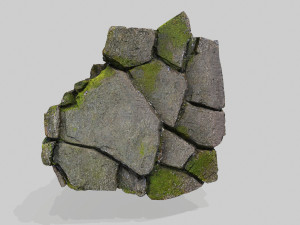 Cliff rocks 3D Model