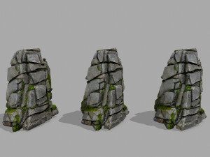 Cliff rocks 3D Model
