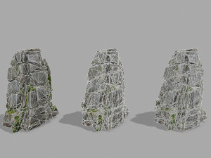 Cliff rocks 3D Model