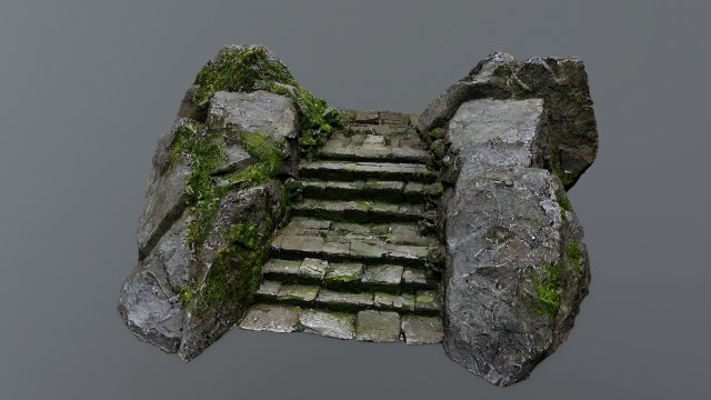 Stairs 3D Модель .c4d .max .obj .3ds .fbx .stl .blend 