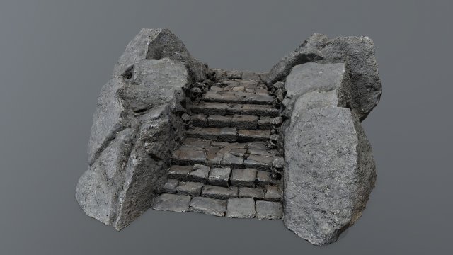 Stairs Modelo 3D .c4d .max .obj .3ds .fbx .stl .blend 