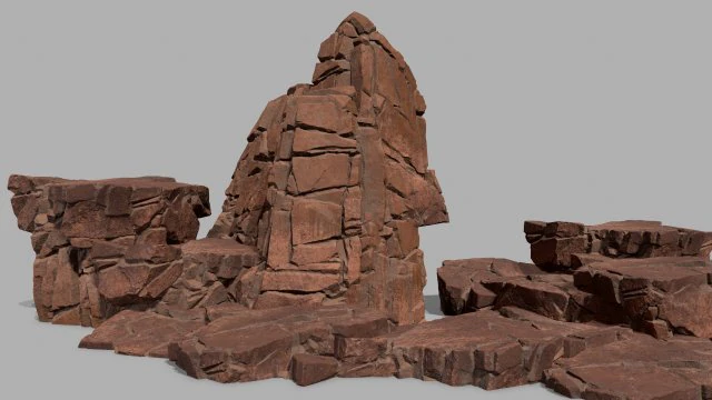 Rocks 3D Model .c4d .max .obj .3ds .fbx .stl .blend 