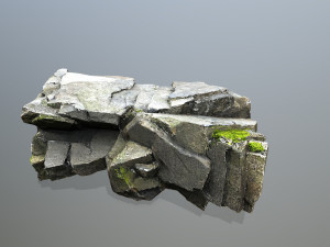 Cliff rocks 3Dモデル