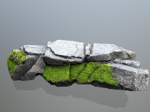 Cliff rocks 3Dモデル
