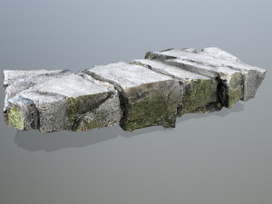 Cliff rocks 3Dモデル