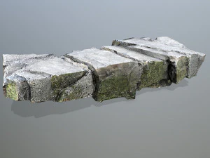 Cliff rocks 3D Model