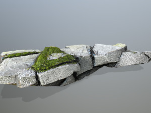 Cliff rocks 3Dモデル