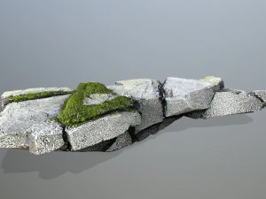 Cliff rocks 3D Model