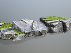 Cliff rocks 3Dモデル
