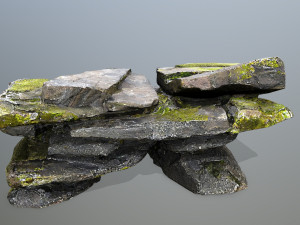 Cliff rocks 3Dモデル