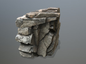 Cliff rocks 3D Model