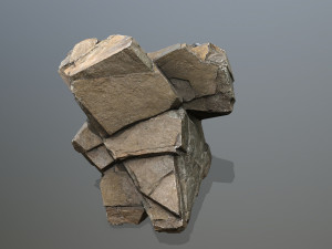 Cliff rocks 3D Model