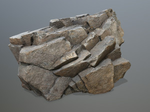 Cliff rocks 3D Model
