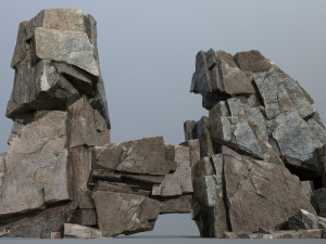 Cliff rocks 3D Model