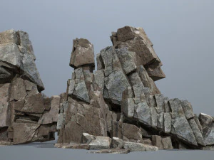 Cliff rocks 3D Model