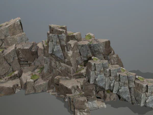 Cliff rocks 3D Model