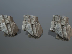 Cliff rocks 3D Model