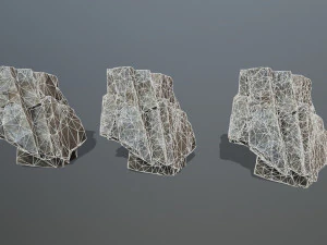 Cliff rocks 3D Model