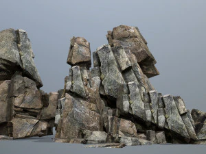 Скелі скелі 3D Модель
