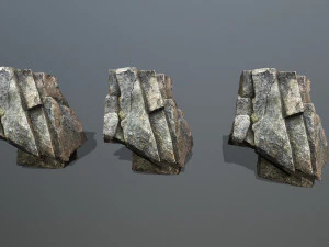 Скелі скелі 3D Модель