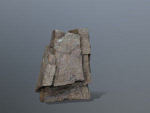Cliff rocks Model 3D