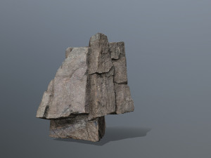 Cliff rocks Model 3D