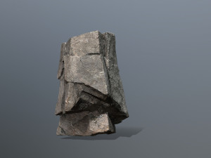 Cliff rocks Model 3D