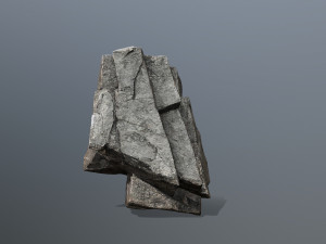 Cliff rocks Model 3D