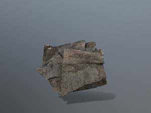 Cliff rocks Model 3D