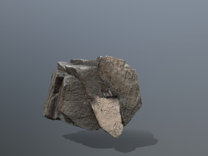 Cliff rocks Model 3D