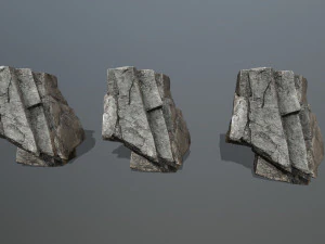 Cliff rocks 3D Model