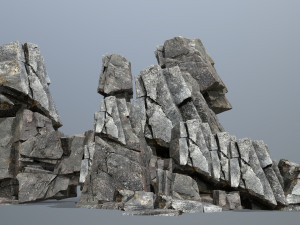 Cliff rocks Modello 3D