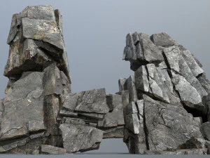 Cliff rocks 3D Model