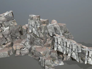 Cliff rocks 3D Model