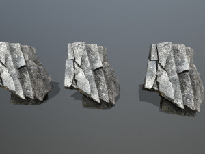 Cliff rocks 3D 모델