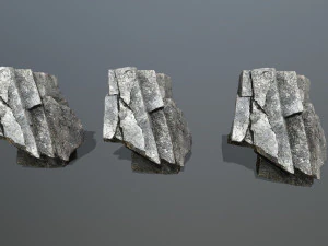 Cliff rocks 3D Model