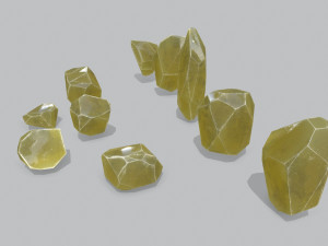 Crystal set 3D Модель
