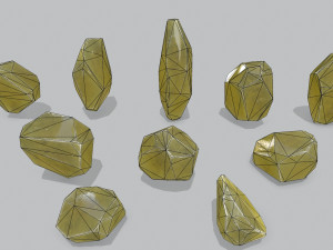 Crystal set 3D Модель