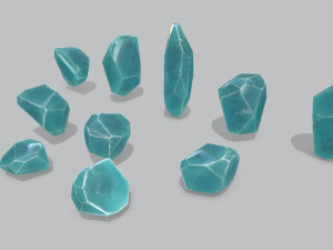 Crystal set 3D मॉडल