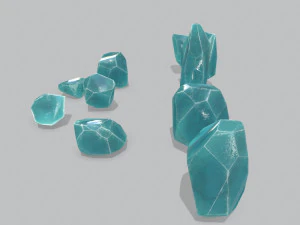 Crystal set 3D Model