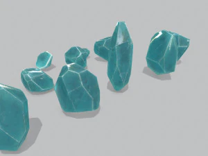 Crystal set 3D Model