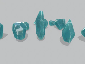 Crystal set 3D Model
