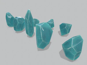 Crystal set 3D Model